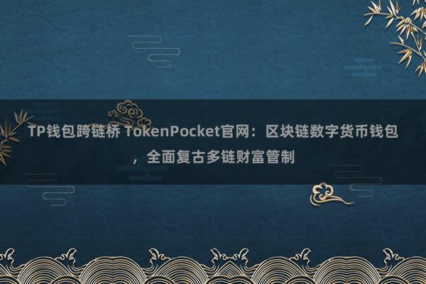 TP钱包跨链桥 TokenPocket官网：区块链数字货币钱包，全面复古多链财富管制